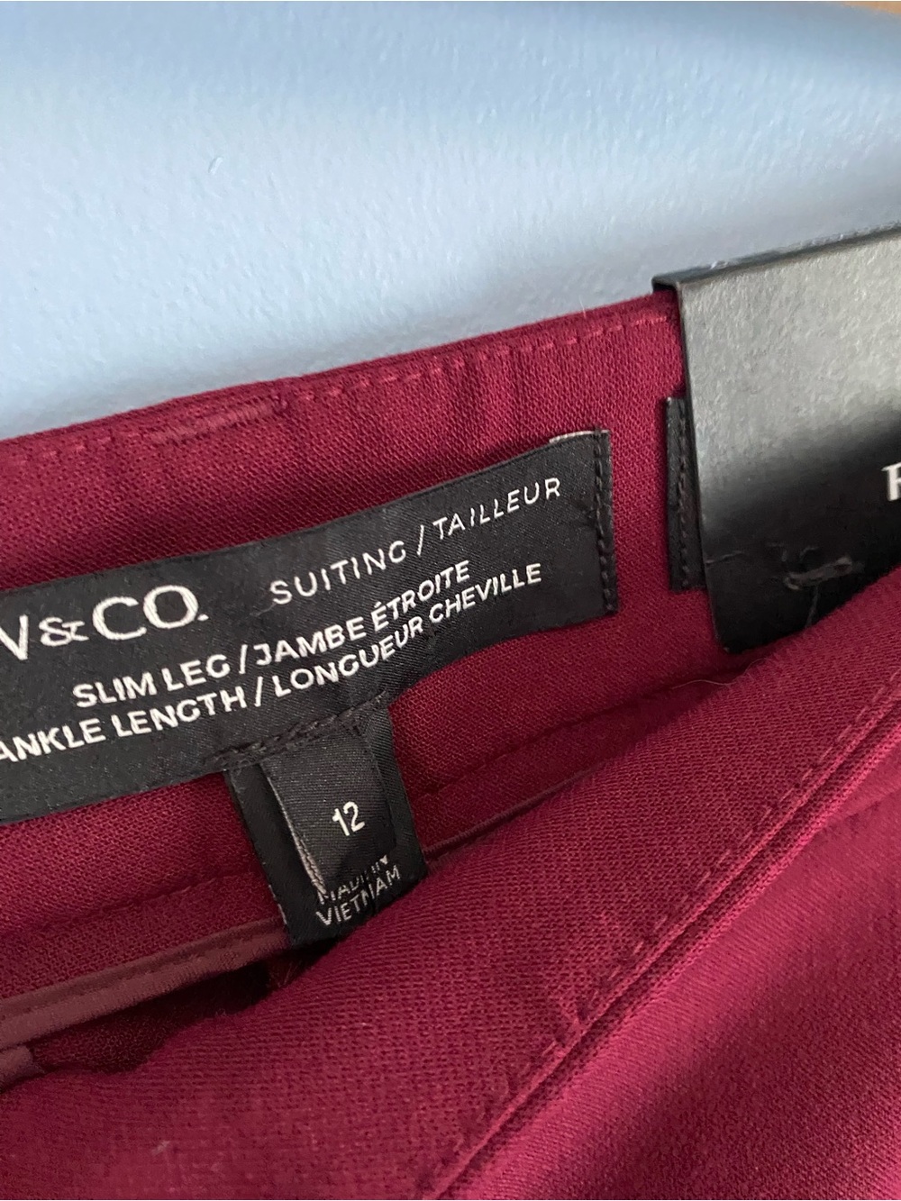 NWT RW&CO Burgundy Women's Blazer and Pants Suit - Picture 6 of 9
